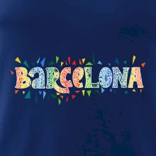 Barcelona Farebný nápis