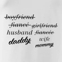 Partnerské tričko nastávajúci rodičia