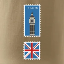 Londýn známka farebná
