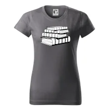 Knihy čiernobiele na sebe