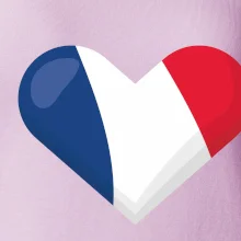 Francúzska vlajka srdca