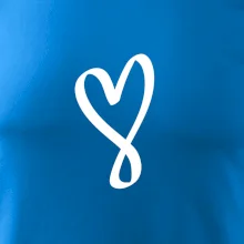 Srdce nekonečno na prsník