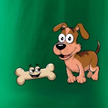 Parové tričko - Pes a kosť