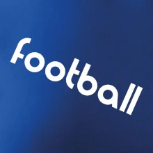 FOOTBALL nápis šikmo