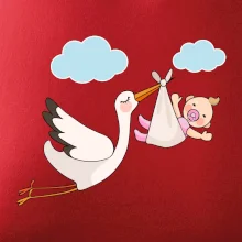 Bocian čakáme bábätko - dievča