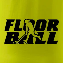 Floorball nápis rovný