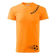 Kickball nápis šikmo