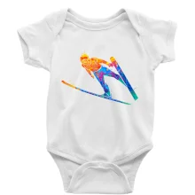 Skokan na lyžiach splash