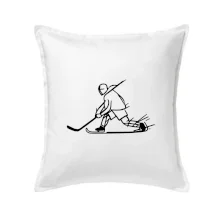 Kreslený hokejista tučnou fixkou