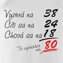 Vyzerá, cíti sa, chová sa - 80 rokov