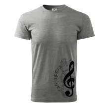 Husľový kľúč a noty