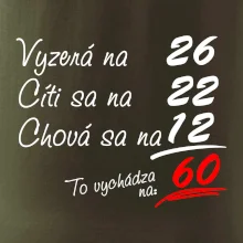 Vyzerá, cíti sa, chová sa - 60 rokov