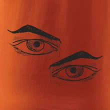 Párový motív - oko naštvané