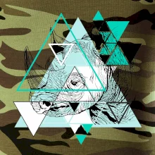 Biely nosorožec (Pecka design)