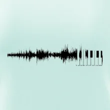 Piano ekg - priebeh skladby Piano ekg - priebeh skladby