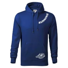 Running nápis šikmo