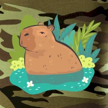 Kapybara vo vode Kapybara vo vode