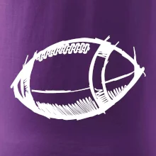 Americký futbal lopta skica