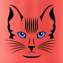 Mačka hlava skica Mačka hlava skica