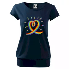 Srdce pride dúha kreslená Srdce pride dúha kreslená