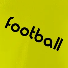 FOOTBALL nápis šikmo FOOTBALL nápis šikmo