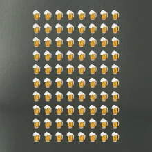 Narodeniny - 80x pivo