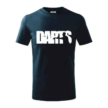 Darts - nápis so šípkarom