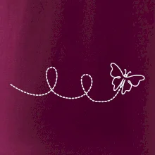 Dráha letu motýľa - slučka