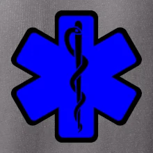 Rescue - Hviezda na prsníku + nápis na chrbte Rescue - Hviezda na prsníku + nápis na chrbte