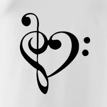 Husľový kľúč srdce