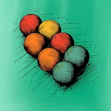 Petanque guľa kresba