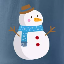 Snehuliak so šálom