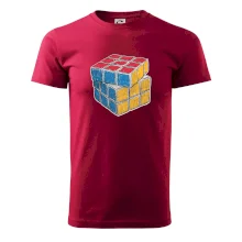 Rubikova kocka kreslená