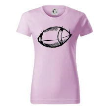 Americký futbal lopta skica