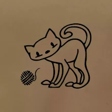 Mačka - Klbko - prsia