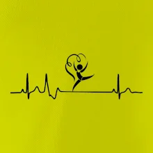 EKG moderná gymnastika stuha