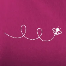 Dráha letu včely - slučka