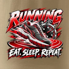 Bežecká topánka so stopkami eat sleep repeat