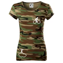 Mapa ČR + kolo na prsu Mapa ČR + kolo na prsu