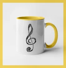 Husľový kľúč kreslený Husľový kľúč kreslený