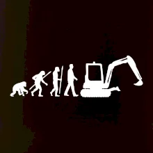 Evolúcia bager malý