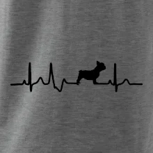 EKG Francouzský buldoček z boku