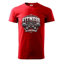 Fitness činka a závažia eat sleep repeat
