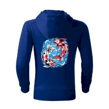 Yin & Yang Koi kapor - červený Yin & Yang Koi kapor - červený