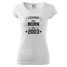 Legends are born in 2003