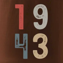 Vintage číslica 1943