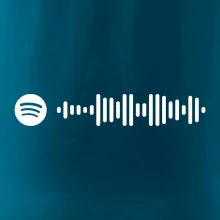Spotify kód na prsníku