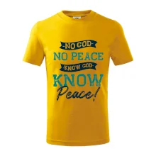 No God no peace, know God know peace