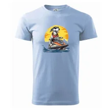 Chrt na vodnom skútri