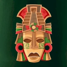 Mayové maska červené uši